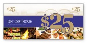 top 10 easy gifts restaurant gift certificates