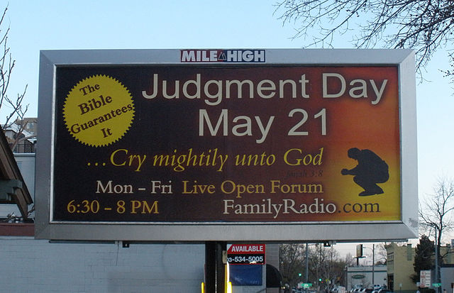  Harold Camping: The Rapture (yet again)  