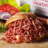 Pulled Pork Barbeque Sandwich