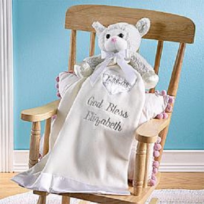Monogrammed Blanket