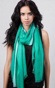  Two tone scarf