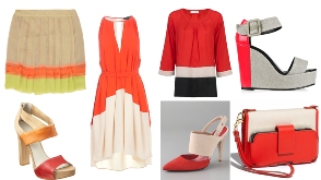 color blocking trend