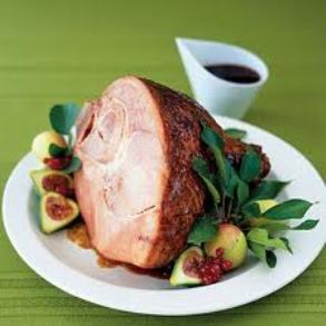 roasted ham