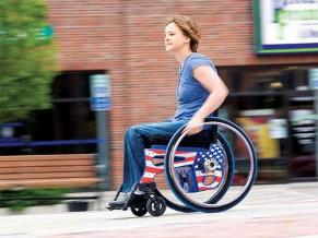 using a wheelchair