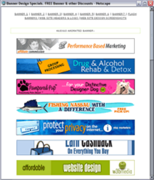 Banner Ad on Their Favorite Site