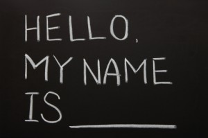 name