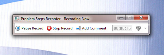 Problem Steps Recorder