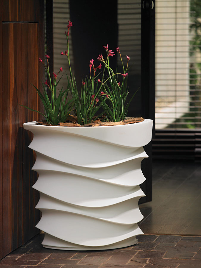 contemporary planter