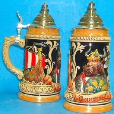 German beer steins