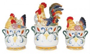 canisters at Fitz and Floyd