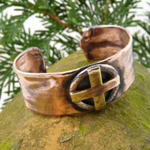 Copper cuff bracelets from Modern Artisans