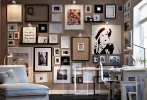 creative places to hang art