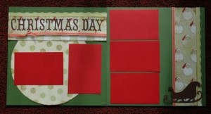 christmas scrapbook pages