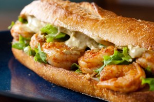 Shrimp and Avocado Sandwich