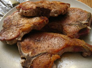 Pork Chops with Mashies and Gravy