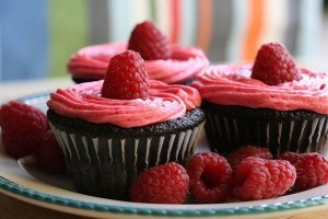 Cocoa Raspberry Cupcakes