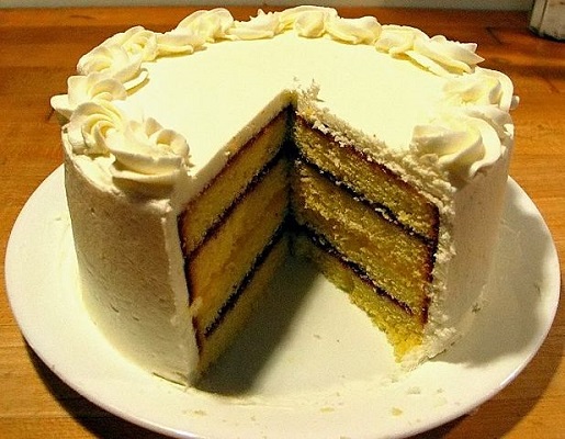 Raspbery Lemon Curd Cake