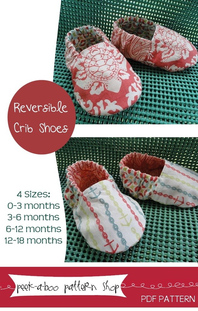 reversible crib shoes