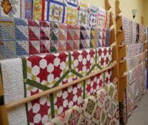 decorate with quilts