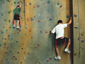 rock climbing