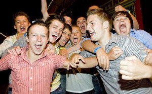 teens partying