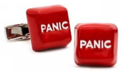 panic cufflinks