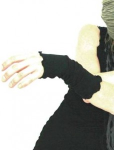 fingerless gloves