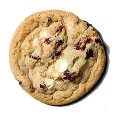 white chocolate cranberry cookies