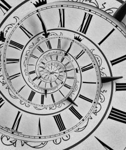 spiral clock