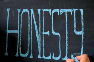honesty sign