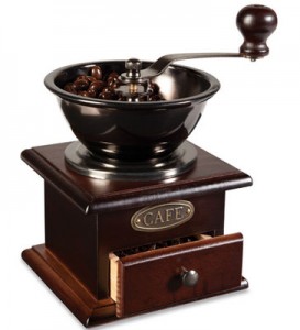 Hand grinder, gadgets for coffee lovers