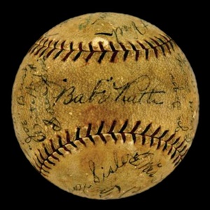 Signed balls