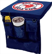 A stadium seat cushion
