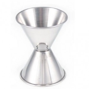 Jigger and shot glasses