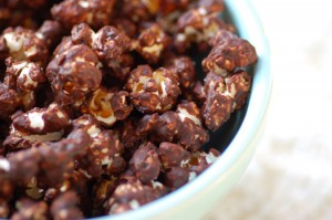 Chocolate-Coated Popcorn