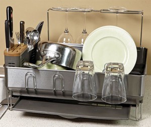 Sturdy dish rack