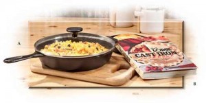 Cast Iron Skillet and Cookbook