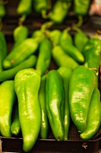 Red and Green Chili Peppers