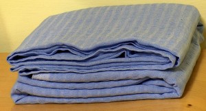 Old bedding and towels