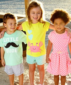 Kids in play clothes