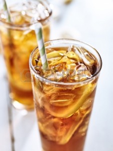 Ginger iced tea