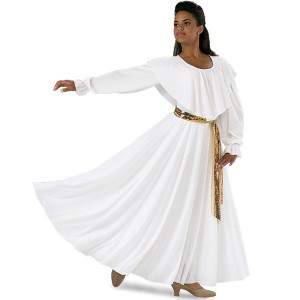 long white gown