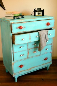 painted shabby chic dresser