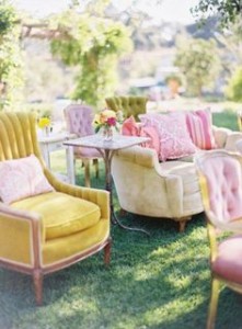 furniture in garden