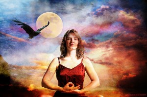 woman meditation