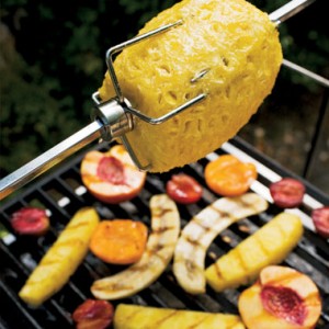 fruit on grill