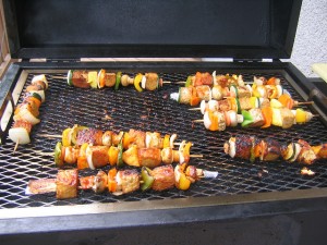 vegetable kabob