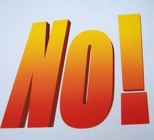 Saying No