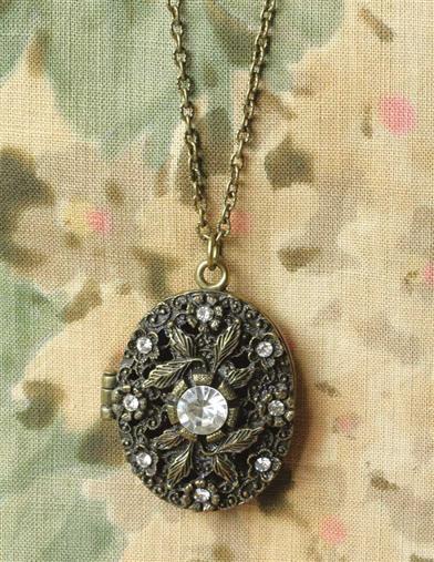 Starry night locket from Victorian Trading Company