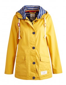 yellow rain coat